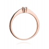 Pierścionek W0465 Diament 0,01ct różowe złoto