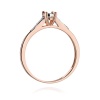 Pierścionek W0466 Diament 0,08ct różowe złoto