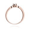 Pierścionek W0469 Diament 0,02ct różowe złoto
