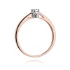 Pierścionek W0471 Diament 0,03ct różowe złoto