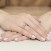 Pierścionek W0474 Diament 0,08ct różowe złoto