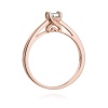 Pierścionek W0475 Diament 0,08ct różowe złoto
