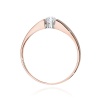 Pierścionek W0524 Diament 0,08ct różowe złoto