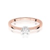 Pierścionek W0111 Diament 0,15ct różowe złoto