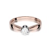 Pierścionek W0228 Diament 0,20ct różowe złoto