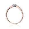 Pierścionek W0567 Diament 0,06ct różowe złoto