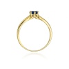 Pierścionek W0074 Szafir 0,50ct żółte złoto
