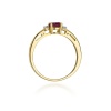 Pierścionek W0006 Rubin 0,60ct żółte złoto