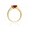 Pierścionek W0105 Rubin 0,80ct żółte złoto