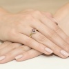 Pierścionek W0330 Rubin 0,60ct żółte złoto