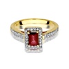 Pierścionek W0422 Rubin 0,80ct żółte złoto