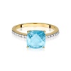 Pierścionek W0511 Topaz Swiss 2,00ct żółte złoto