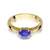 Pierścionek W0006 Tanzanit 0,40ct żółte złoto