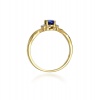Pierścionek W0019 Tanzanit 0,40ct żółte złoto