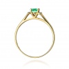 Pierścionek W0005 Szmaragd 0,40ct żółte złoto