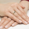 Pierścionek W0428 Szmaragd 0,15ct żółte złoto
