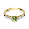 Pierścionek W0066 Oliwin 0,60ct żółte złoto