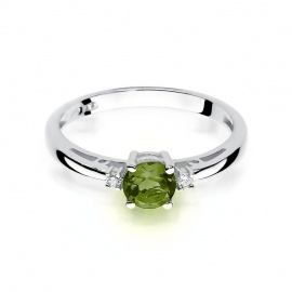 Pierścionek W0010 Oliwin 0,60ct białe złoto