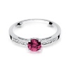 Pierścionek W0066 Rubin 0,60ct białe złoto