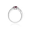 Pierścionek W0006 Rubin 0,60ct białe złoto