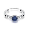 Pierścionek W0010 Szafir 0,50ct białe złoto