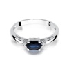 Pierścionek W0006 Szafir 0,70ct białe złoto