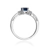 Pierścionek W0002 Szafir 0,60ct białe złoto