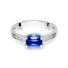 Pierścionek W0105 Szafir 0,60ct białe złoto