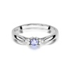 Pierścionek W0428 Tanzanit 0,15ct białe złoto