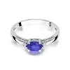 Pierścionek W0006 Tanzanit 0,40ct białe złoto