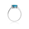 Pierścionek W0038 Topaz Swiss 2,40ct białe złoto