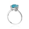 Pierścionek W0527 Topaz Swiss 3,00ct białe złoto