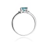 Pierścionek W0039 Topaz Swiss 0,70ct białe złoto