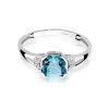 Pierścionek W0040 Topaz Swiss 1,10ct białe złoto