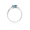 Pierścionek W0040 Topaz Swiss 1,10ct białe złoto