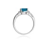 Pierścionek W0003 Topaz Swiss 1,10ct białe złoto