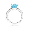 Pierścionek W0511 Topaz Swiss 2,00ct białe złoto