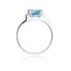 Pierścionek W0103 Topaz Swiss 1,40ct białe złoto