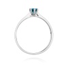 Pierścionek W0222 Topaz Swiss 0,15ct białe złoto