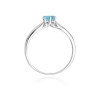 Pierścionek W0074 Topaz Swiss 0,50ct białe złoto