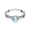 Pierścionek W0010 Topaz Swiss 0,50ct białe złoto