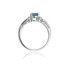 Pierścionek W0014 Topaz Swiss 0,50ct białe złoto
