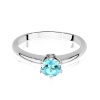 Pierścionek W0557 Topaz Swiss 0,50ct białe złoto