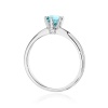Pierścionek W0557 Topaz Swiss 0,50ct białe złoto