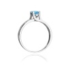Pierścionek W0106 Topaz Swiss 0,50ct białe złoto