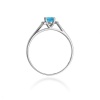 Pierścionek W0005 Topaz Swiss 0,50ct białe złoto