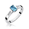 Pierścionek W0078 Topaz Swiss 0,65ct białe złoto