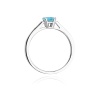 Pierścionek W0078 Topaz Swiss 0,65ct białe złoto