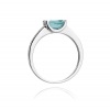 Pierścionek W0105 Topaz Swiss 0,65ct białe złoto