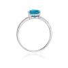 Pierścionek W0050 Topaz Swiss 1,20ct białe złoto